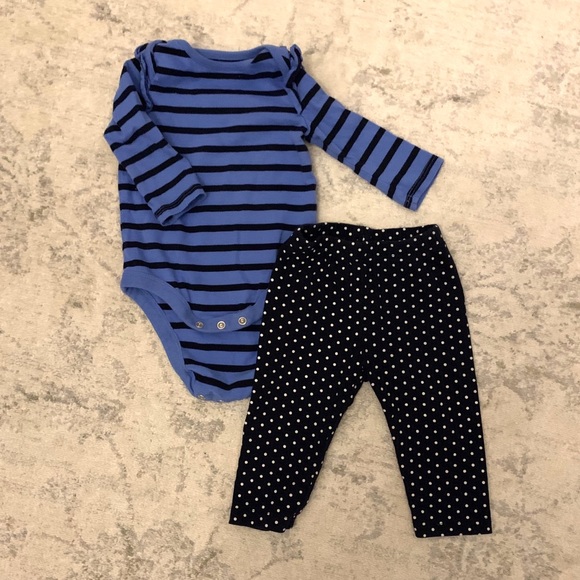 GAP Other - Baby Gap baby girl blue play outfit